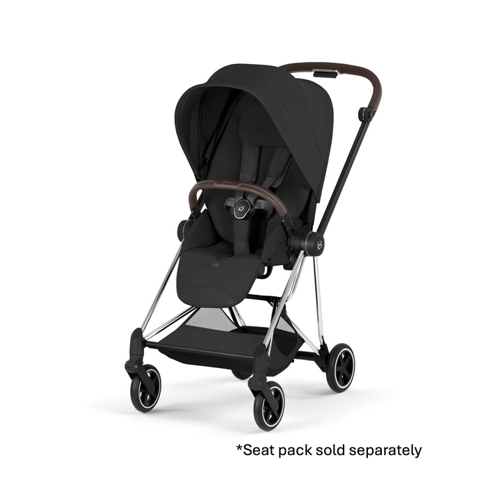 Shop Cybex MIOS Stroller Frame, 2025, Chrome With Black Details at GoodBuy Gear