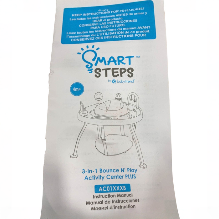 Shop Baby Trend Smart Steps 3-in-1 Bounce ‘N Play Activity Center Plus, Princess Pink at GoodBuy Gear