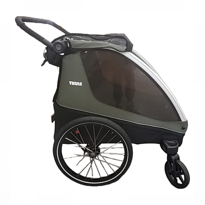 Shop DRAFT - Thule Courier Bike Convertible Trailer, 2025, Vintage Green at GoodBuy Gear
