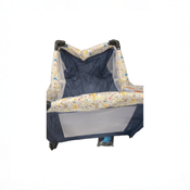 Shop Minikid Nursery Center Playard with Bassinet, Blue at GoodBuy Gear