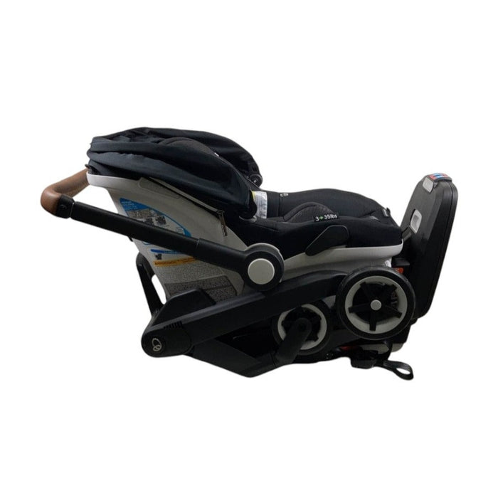 Evenflo Gold Shyft Dual Ride Infant Car Seat Stroller Combo, Onyx, 2023