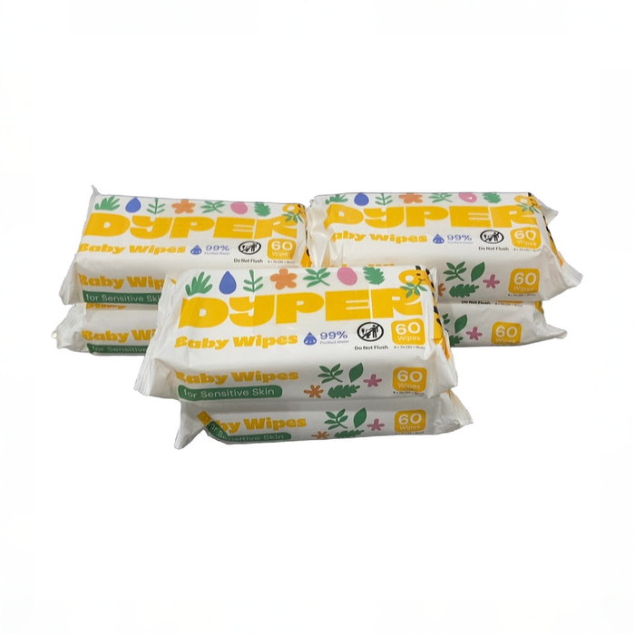 Shop DRAFT - DYPER Baby Wipes, 6 Packs (360 Wipes) at GoodBuy Gear