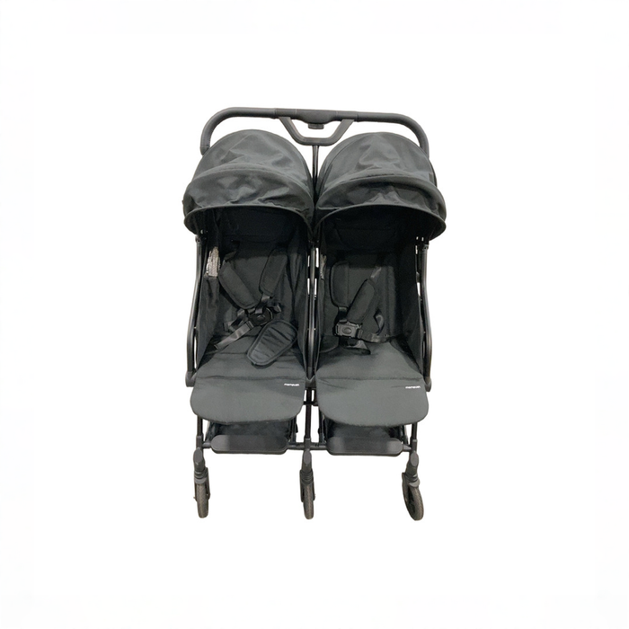 Shop Mompush Lithe Double Stroller, 2025, Black at GoodBuy Gear
