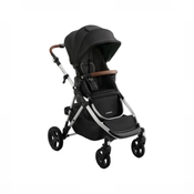 Shop Mockingbird Single to Double 3.0 Stroller, 2025, Silver with Penny Leather, Solid Black at GoodBuy Gear
