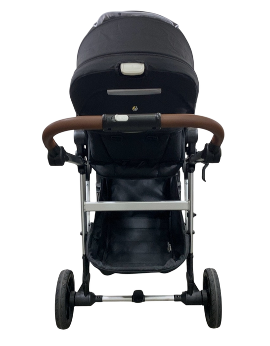 Shop Mockingbird Single to Double 2.0 Stroller, 2024, Black, Silver With Penny Leather, Watercolor Drops at GoodBuy Gear