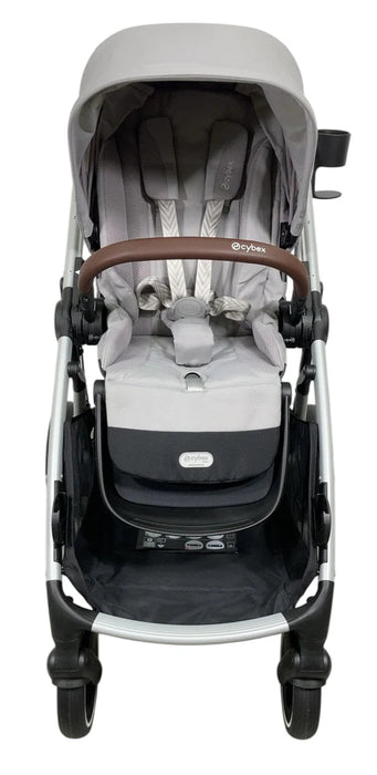 Cybex e-Gazelle S Stroller, 2024, Silver, Stone Grey