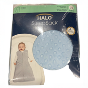 Shop DRAFT - Halo Sleepsack Swaddle Plushy Dot Velboa, Blue, Large at GoodBuy Gear