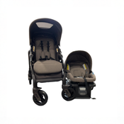 Shop DRAFT - Graco Premier Merge Travel System with SnugRide SnugFit LX Infant Car Seat, 2025, Sable Fashion at GoodBuy Gear