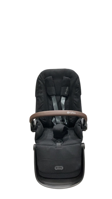 Shop Cybex Gazelle S Seat Unit, Brown Bumper Bar, Moon Black at GoodBuy Gear