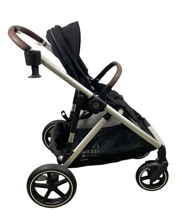 Shop Cybex Gazelle S Modular Stroller, 2023, Moon Black, Silver Frame at GoodBuy Gear