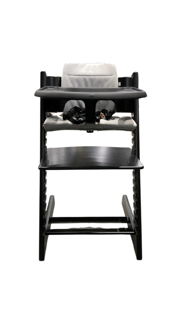 stokke high chair black Stokke Tripp Trapp Complete High Chair, Black, Black 2.0, Anthracite