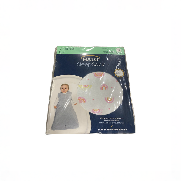 Shop Halo Cotton Sleepsack, Small, Sunshine Rainbows at GoodBuy Gear