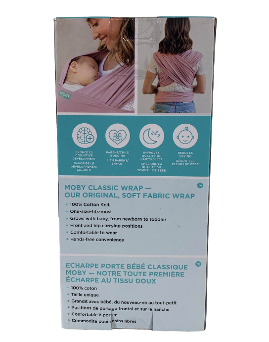 Shop Moby Classic Wrap, Dusty Rose at GoodBuy Gear