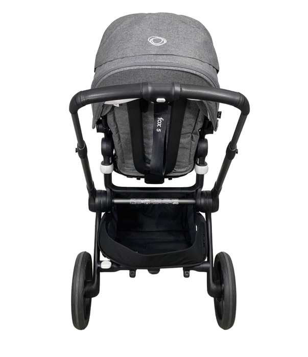 Bugaboo Fox 5 Stroller, 2023, Graphite Frame, Grey Melange