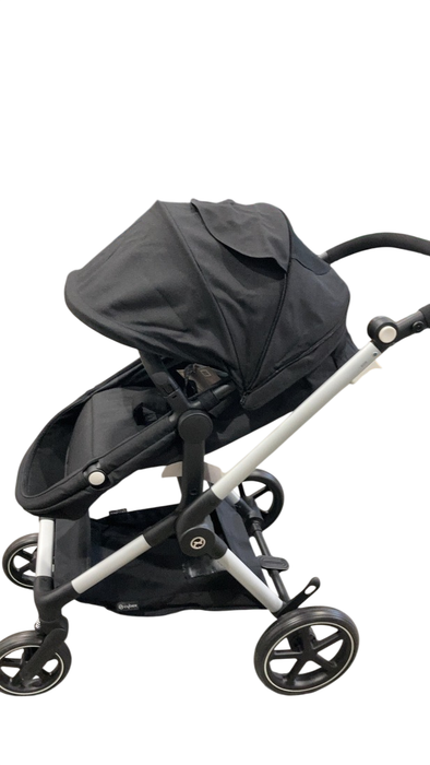 Shop Cybex Eos and Aton G Travel System, 2024, Black, Ocean Blue at GoodBuy Gear
