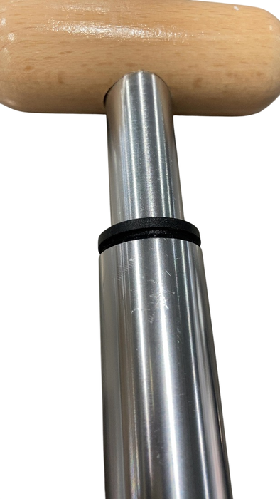 Shop Woom AIRFLO Bike Pump, Aluminum/Wood at GoodBuy Gear