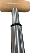 Shop Woom AIRFLO Bike Pump, Aluminum/Wood at GoodBuy Gear