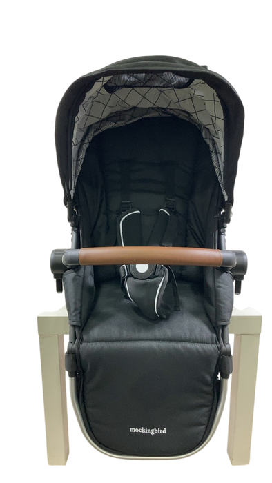 Shop Mockingbird 2nd Seat Kit 2.0, Black, Silver With Penny Leather, Windowpane at GoodBuy Gear