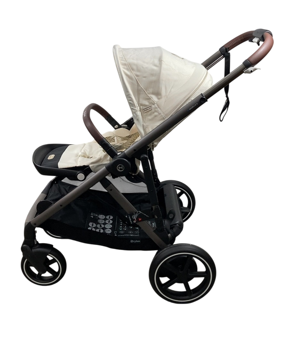 Shop Cybex e-Gazelle S Stroller, 2024, Seashell Beige, Taupe at GoodBuy Gear