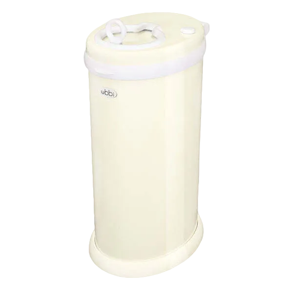 Ubbi Diaper Pail, ivory