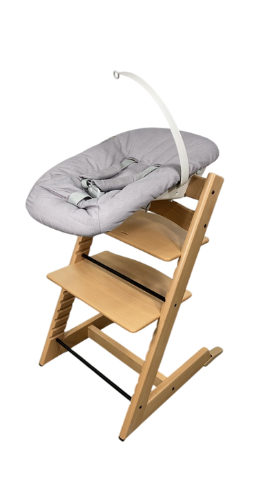 Shop Stokke Tripp Trapp High Chair and Newborn Set Bundle, Natural at GoodBuy Gear