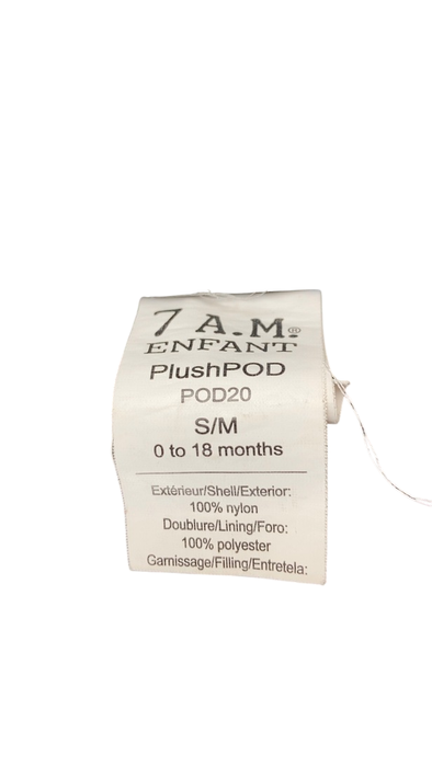 Shop 7 A.M. Enfant PlushPod, Black Plush, Small/Medium 0-18M at GoodBuy Gear