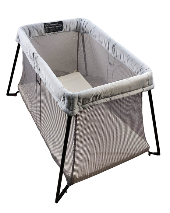 secondhand BabyBjorn Travel Crib Light, Silver