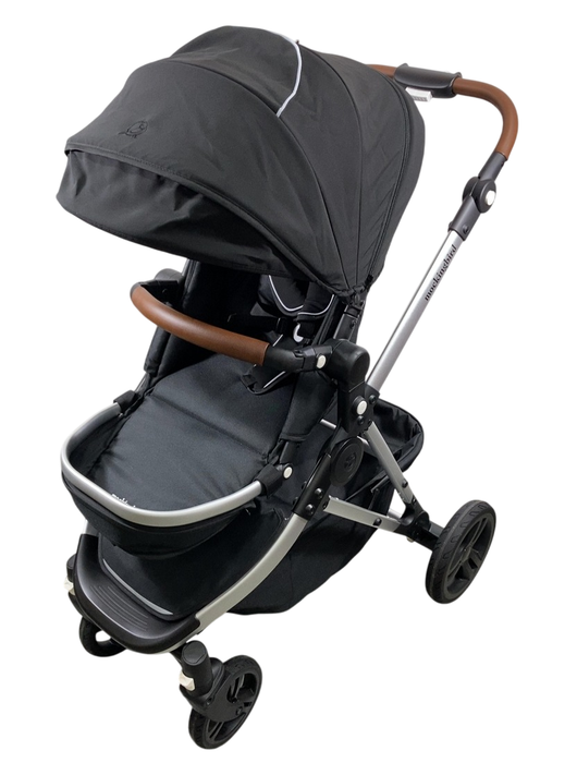 Shop Mockingbird Single to Double 2.0 Stroller, 2024, Black, Silver With Penny Leather, Windowpane at GoodBuy Gear