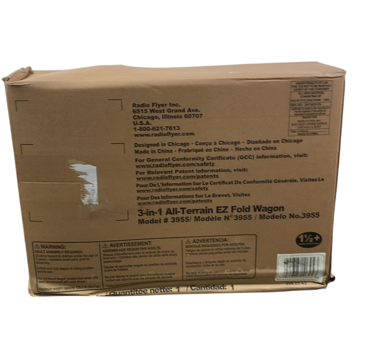 Shop Radio Flyer 3-in-1 EZ Fold Wagon, Red, without Canopy at GoodBuy Gear