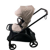 Shop Bugaboo Dragonfly Stroller, 2024, Black, Desert Taupe, Desert Taupe at GoodBuy Gear