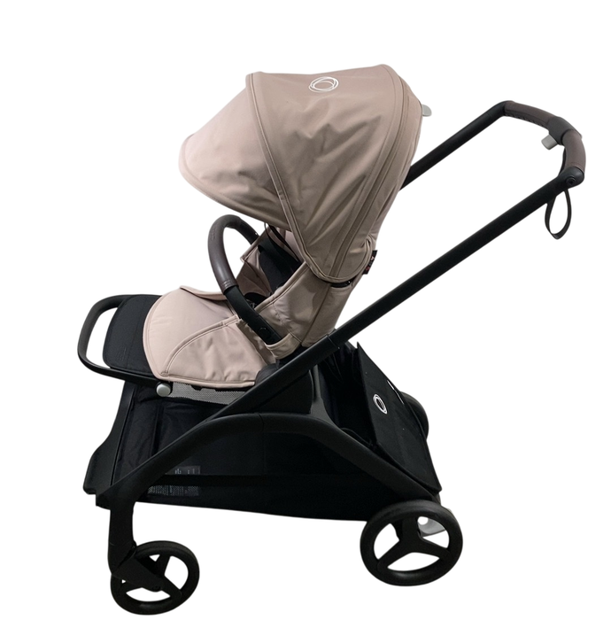 Shop Bugaboo Dragonfly Stroller, 2024, Black, Desert Taupe, Desert Taupe at GoodBuy Gear