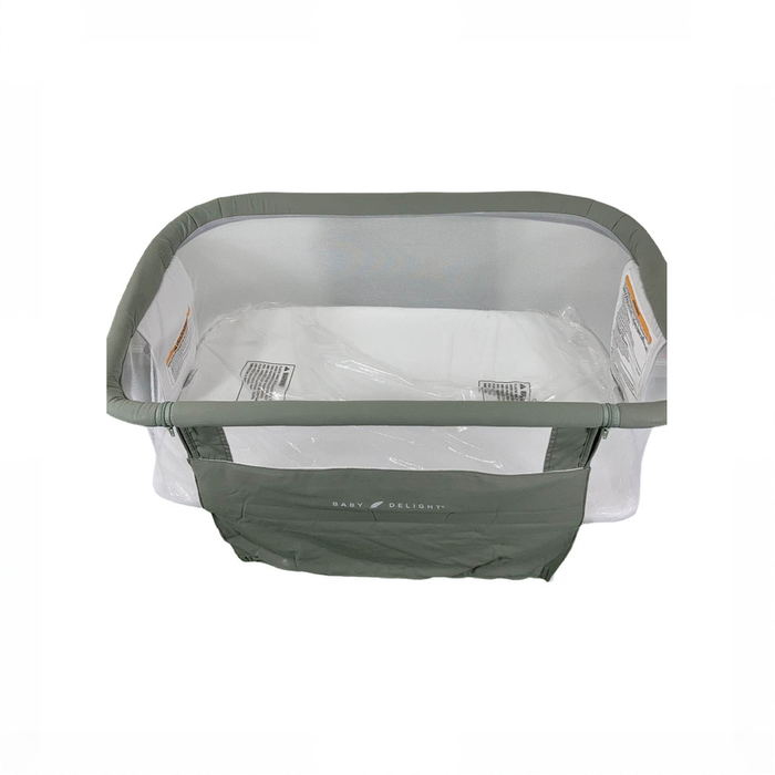 Shop Baby Delight Beside Me Dreamer Bassinet & Bedside Sleeper, Organic Sage at GoodBuy Gear