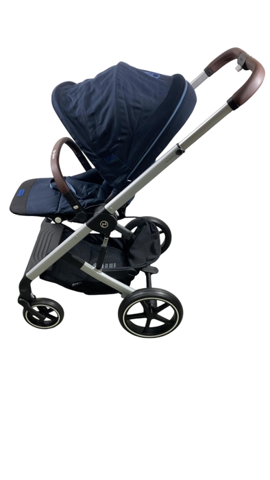 Shop Cybex Balios S Lux Stroller, Silver, Ocean Blue, 2024 at GoodBuy Gear