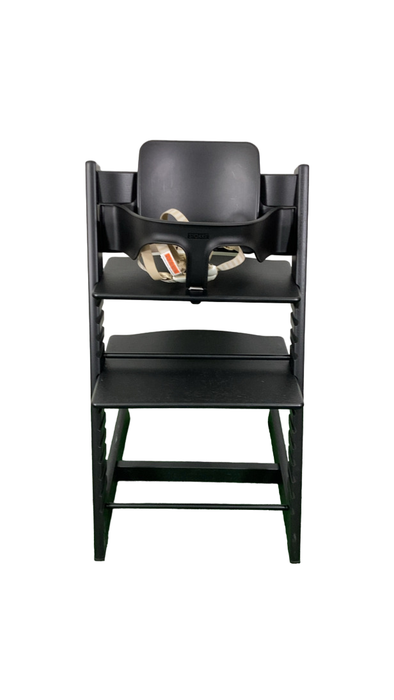 Shop Stokke Tripp Trapp High Chair With Baby Set, 1, Oak Black at GoodBuy Gear