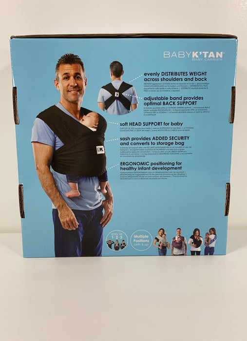 Shop Baby K'tan Baby Carrier, Original, Sweetheart Grey, X-Small at GoodBuy Gear