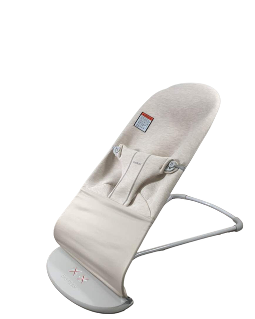 Shop BabyBjorn Bouncer Bliss, Light Beige 3D Jersey, Light Gray Frame at GoodBuy Gear