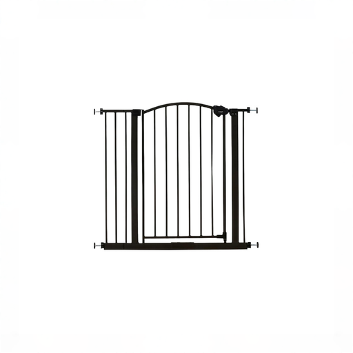 Shop Regalo Arched Decor Safety Gate, 30 Inch, Bronze, Metal at GoodBuy Gear