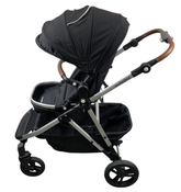 Shop Mockingbird Single to Double 2.0 Stroller, 2024, Black, Silver With Penny Leather, Windowpane at GoodBuy Gear