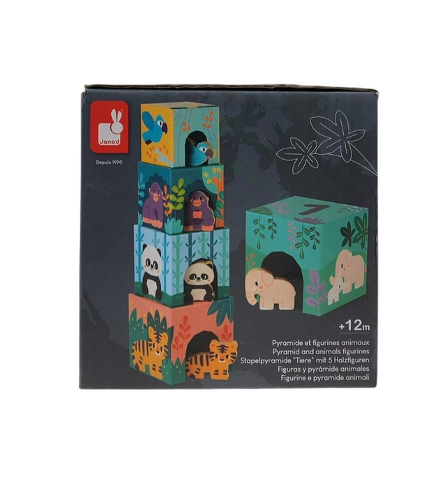 Shop Janod Pyramid and Animals Figurines at GoodBuy Gear