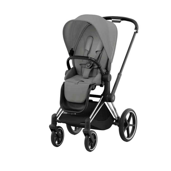 Cybex Priam4 Stroller, Chrome/Black, Mirage Grey, 2024
