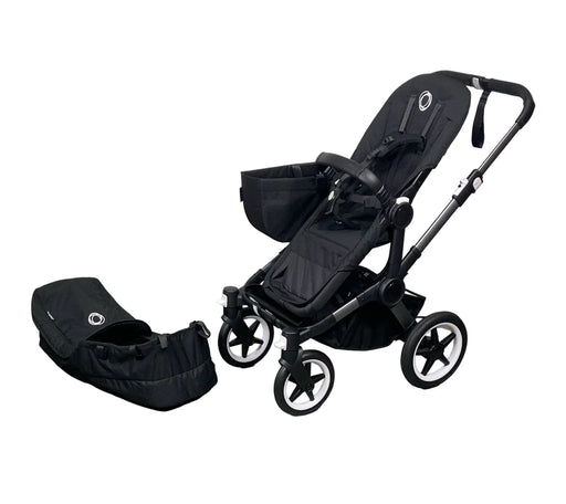 Shop Bugaboo Donkey 5 Mono Stroller, 2024, Black, Midnight Black, No Canopy at GoodBuy Gear
