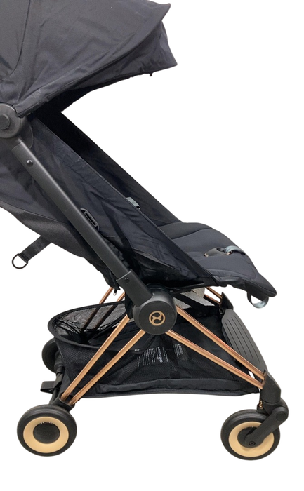 Shop Cybex Coya Stroller, 2023, Rose Gold, Sepia Black at GoodBuy Gear