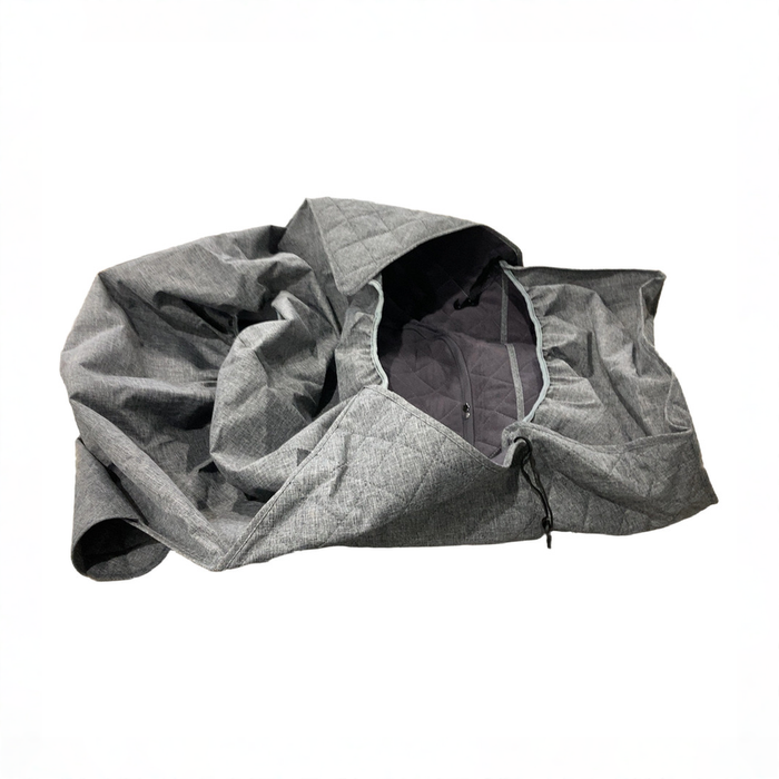 Shop Manito Padded Universal Stroller Weather Shield, Melange Grey at GoodBuy Gear