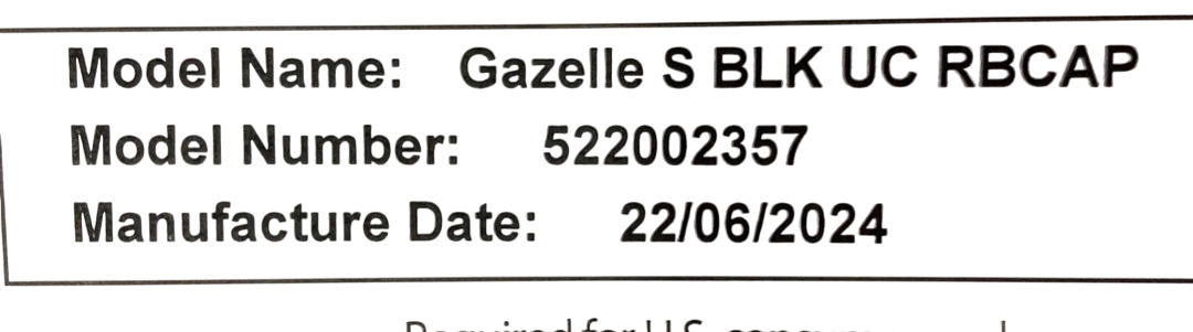 Shop Cybex Gazelle S Modular Stroller, 2024, Black Frame, Moon Black at GoodBuy Gear