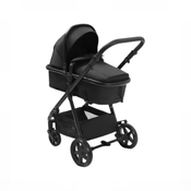 Shop Mompush Meteor 2 Stroller, 2026, Black, Black Frame at GoodBuy Gear