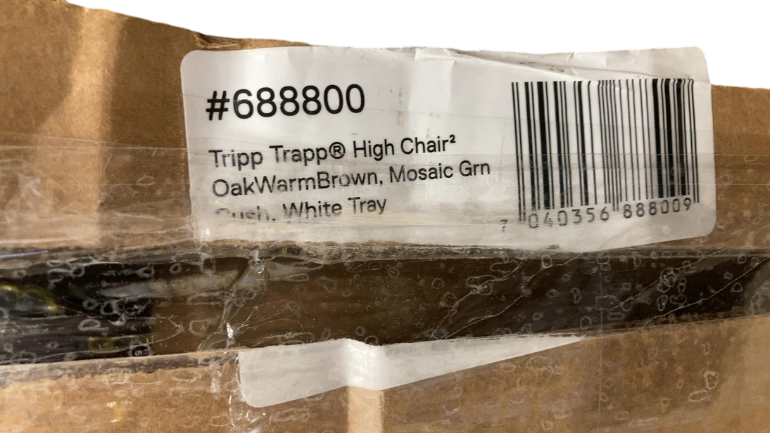 Shop Stokke Tripp Trapp Complete High Chair, Mosaic Green, Oak Warm Brown, 2 at GoodBuy Gear