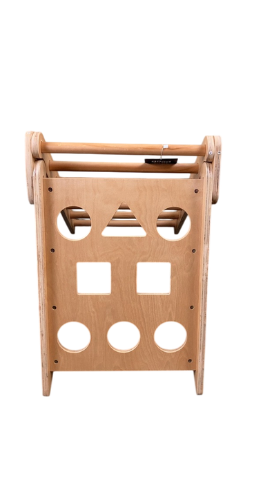 Shop Pikler Triangle Climber With Ramp, Natural Wood at GoodBuy Gear