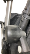 Shop Mockingbird Single 2.0 Stroller, 2024, Black, Silver With Penny Leather, Windowpane at GoodBuy Gear