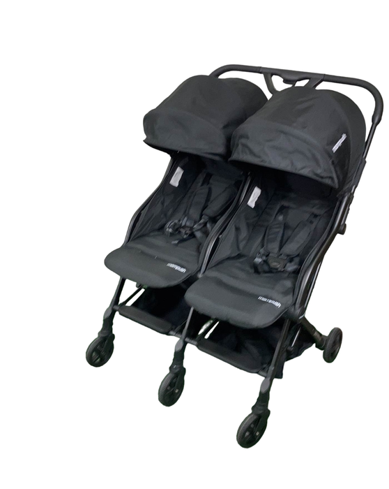 Shop Mompush Lithe Double Stroller, 2022, Black at GoodBuy Gear