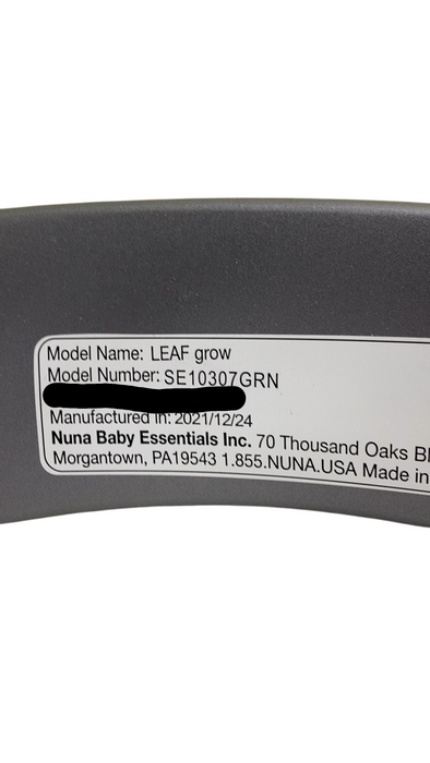 Shop Nuna LEAF Grow Seat, Granite at GoodBuy Gear